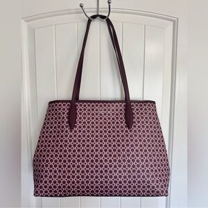 Kate Spade Spade Link Geometric Tote Bag Pink Multi | Large